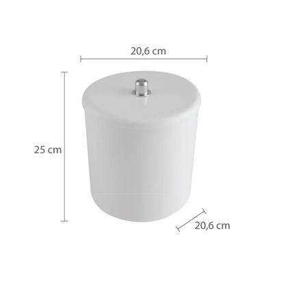 Imagem de Lixeira Multiuso com Tampa 6 Litros 20cmx25cm CT4 Astra