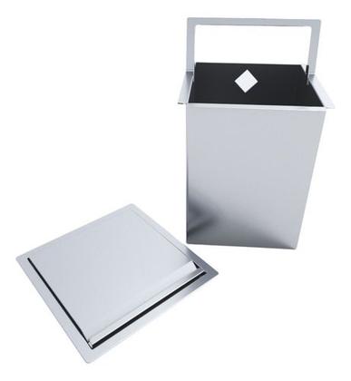 Imagem de Lixeira P/ Czinha 5 L Aço Inox Balde Interno Fácil Limpeza Compacta