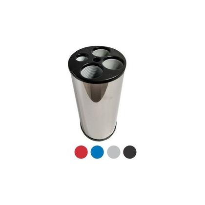 Imagem de Lixeira Para Copos Descartáveis De Água E Café Em Aço Inox