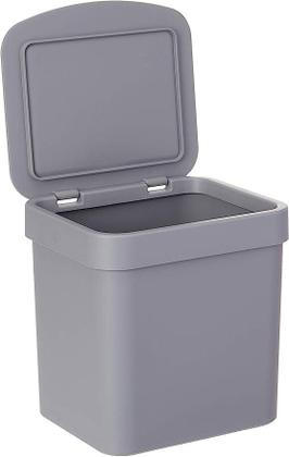 Imagem de Lixeira Para Pia De Cozinha Trium 2,5 Litros Chumbo OU -  Un