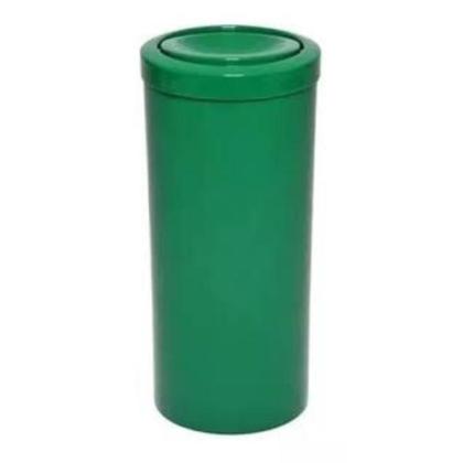 Imagem de Lixeira Plástica 22 Litros Com Tampa Meia Esfera Flip Top