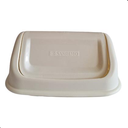 Imagem de Lixeira Plástica Com Tampa Basculante 30L Sanremo