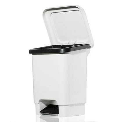 Imagem de Lixeira Plástica Retangular com Pedal 15 litros