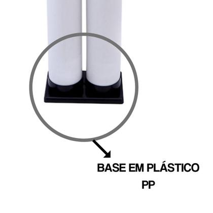 Imagem de Lixeira PVC Copos Reciclavel Descartaveis Duplo Água 200ml