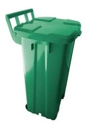 Imagem de Lixeira Quadrada Plastica De 100 Litros Com Roda E Pedal