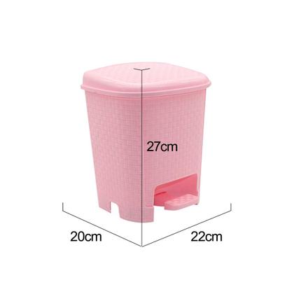 Imagem de Lixeira Rattan 6 Litros Linha Bebê E Mamãe Rosa - Monte Libano