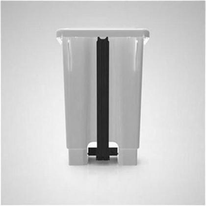 Imagem de Lixeira retangular 100l c/ pedal branca larplasticos