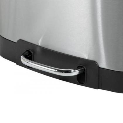 Imagem de Lixeira Retangular 12 Litros Inox Com Pedal Vonder Inox