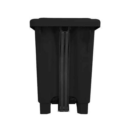 Imagem de Lixeira retangular 25l c/ pedal preto larplasticos