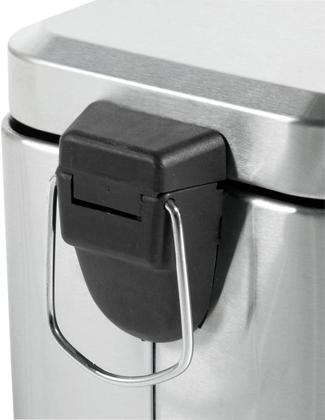 Imagem de Lixeira Retangular 3L Inox Cinza VONDER