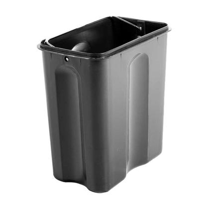 Imagem de Lixeira retangular 5 litros inox cinza vonder