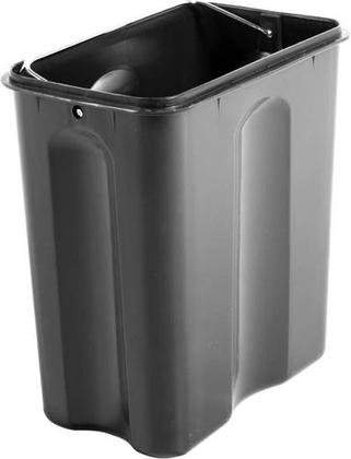 Imagem de Lixeira retangular 5 litros inox Cinza VONDER