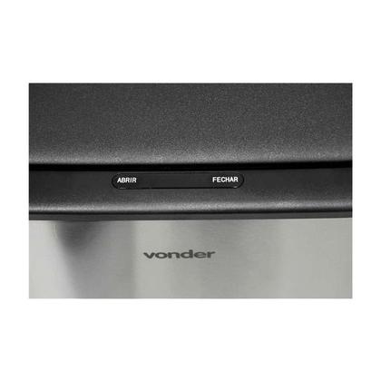 Imagem de Lixeira retangular 55l inox c/ sensor de abertura vonder