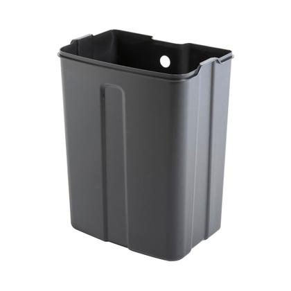 Imagem de Lixeira Retangular Inox Cinza 12 Litros Vonder