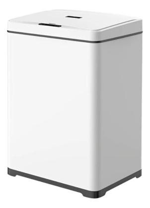 Imagem de Lixeira Retangular Inteligente 50L Aço Inox Automática Com Sensor de Proximidade