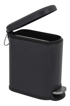 Imagem de Lixeira Retangular Slim 6L Com Pedal E Fechamento Suave Da Tampa 29x14x30cm 