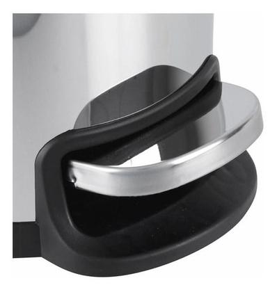 Imagem de Lixeira Retangular Slim Inox 6L Com Pedal E Fechamento Suave Da Tampa 29x14x30cm - GH115