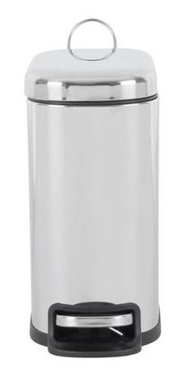 Imagem de Lixeira Retangular Slim Inox 6L Com Pedal E Fechamento Suave Da Tampa 29x14x30cm - GH115