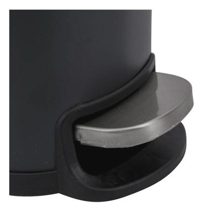 Imagem de Lixeira Retangular Slim Preta 6L Com Pedal E Fechamento Suave Da Tampa 29x14x30cm - GH115 29x14x30cm - GH116