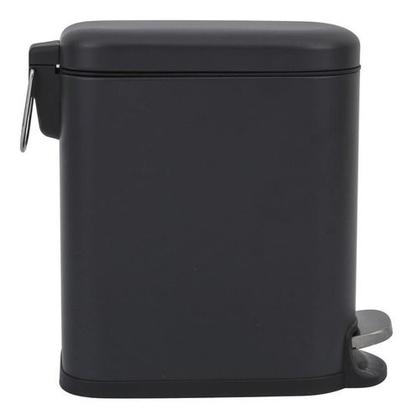 Imagem de Lixeira Retangular Slim Preta 6L Com Pedal E Fechamento Suave Da Tampa 29x14x30cm - GH115 29x14x30cm - GH116