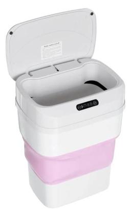 Imagem de  Lixeira Retrátil Smart Automática Dobrável Com Sensor