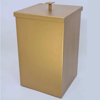 Imagem de Lixeira Rodinox Inox Dourado Fosco 7,8L