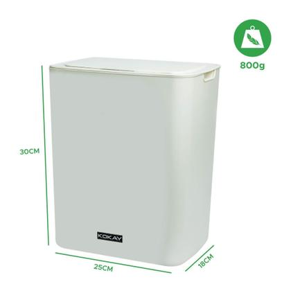 Imagem de Lixeira Sensor Automática Banheiro Cozinha Lixo Inteligente - KOKAY