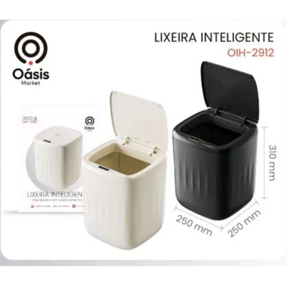 Imagem de Lixeira Sensor Automática Inteligente Cozinha Lixo 20 Litros