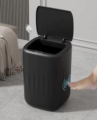 Imagem de Lixeira Sensor Automática Inteligente Cozinha Lixo 20 Litros