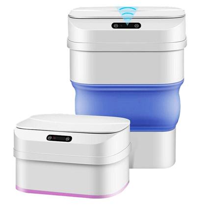 Imagem de Lixeira Sensor Automática Inteligente Retrátil Luxo Cozinha
