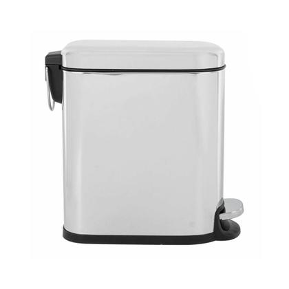 Imagem de Lixeira Slim Inox 6L Com Pedal E Fechamento Suave Gh115 Glob
