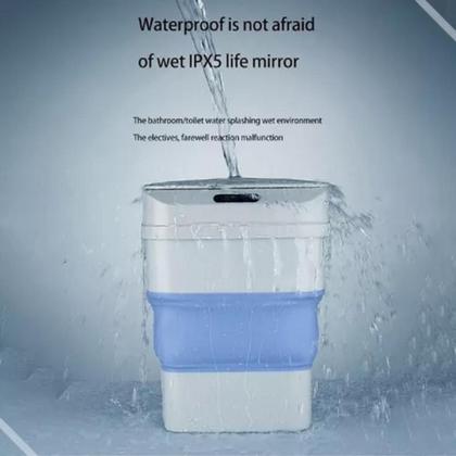 Imagem de Lixeira Smart Com Sensor Tampa Automatica Portatil