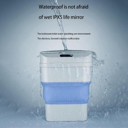 Imagem de Lixeira Smart Com Sensor Tampa Automatica Portatil