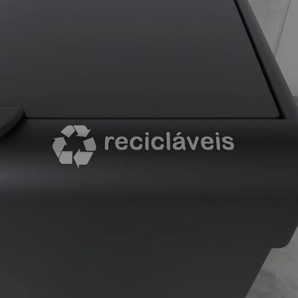 Imagem de Lixeira Smile Plus C/ 2 Compartimentos