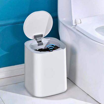 Imagem de Lixeira Tampa Automática Sensor De Abertura 11 Litros touch
