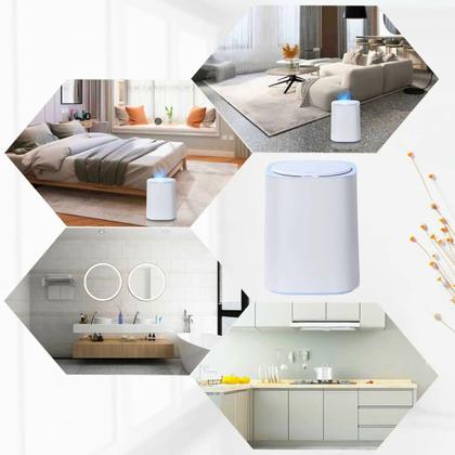 Imagem de Lixeira Tampa Automática Sensor De Abertura 11 Litros touch