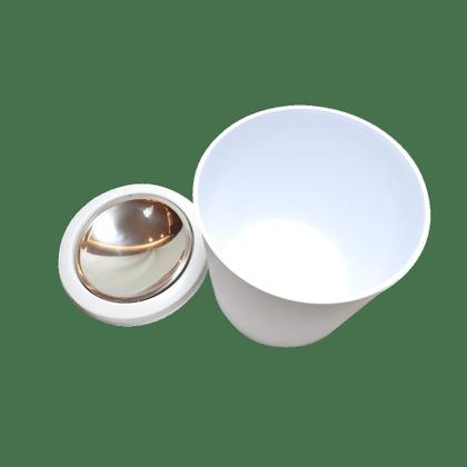 Imagem de Lixeira tampa basculante em aço inox 5 l polipropileno