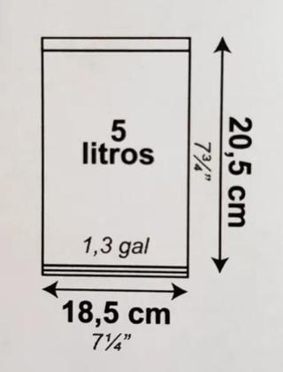Imagem de Lixeira tampa basculante em aço inox 5 l polipropileno