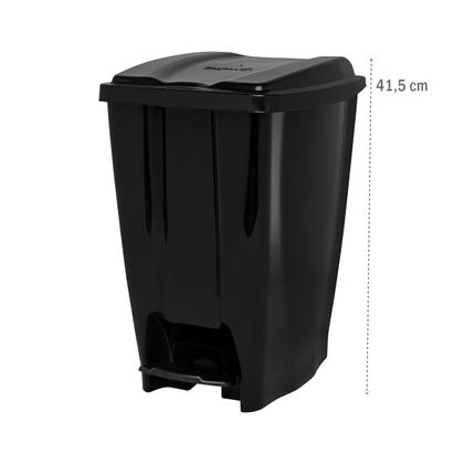 Imagem de Lixeira Tampa Com Pedal 20 Litros Banheiro Cozinha Eco Nature - Jaguar