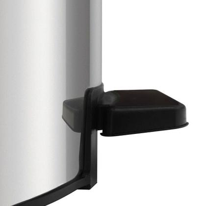 Imagem de Lixeira Tramontina Loop Com Pedal 5L Redonda Inox Polido