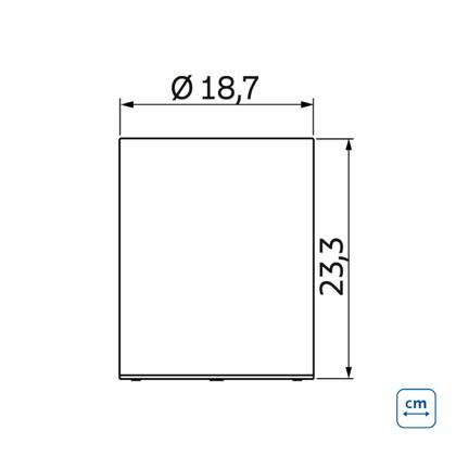 Imagem de Lixeira Tramontina Ravena 5 Litros Aço Inox Polido Sem Tampa