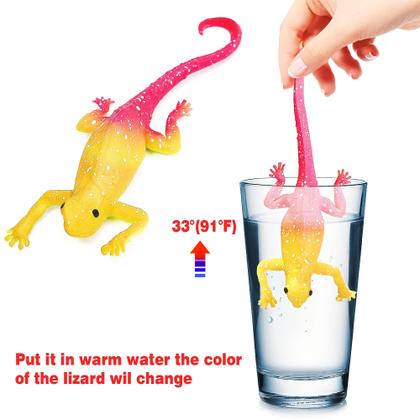 Imagem de Lizard Water Toys YiliusanWu Chameleon Color Changing 10 unidades