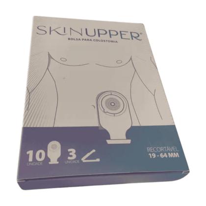 Imagem de Lm0072 - cx c/ 10 bolsas colostomia transp., aberta, drenavel, c/ filtro, c/ 3 clamps, recortavel 19-64mm  - skinupper