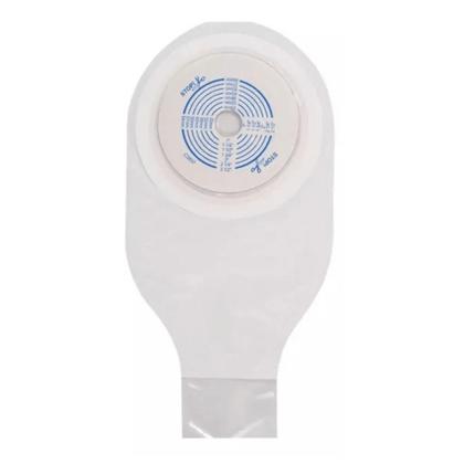 Imagem de Lm0072 - cx c/ 10 bolsas colostomia transp., aberta, drenavel, c/ filtro, c/ 3 clamps, recortavel 19-64mm  - skinupper