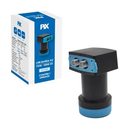 Imagem de Lnb Banda Ku Duplo Universal Para Antenas - Filtro 5g