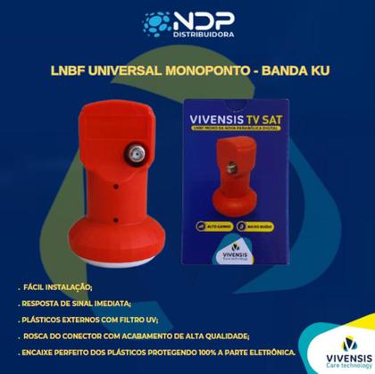 Imagem de LNBF monoponto Vivensis - Vermelho