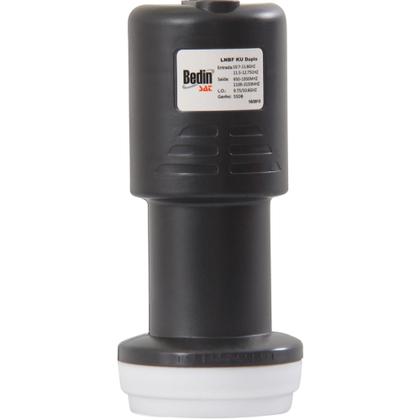 Imagem de LNBF Multiponto Banda KU Duplo Preto - Bedinsat - Bedinsat