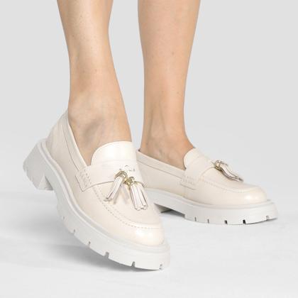 Imagem de Loafer Couro Santa Lolla Barbicacho Tratorado Feminino