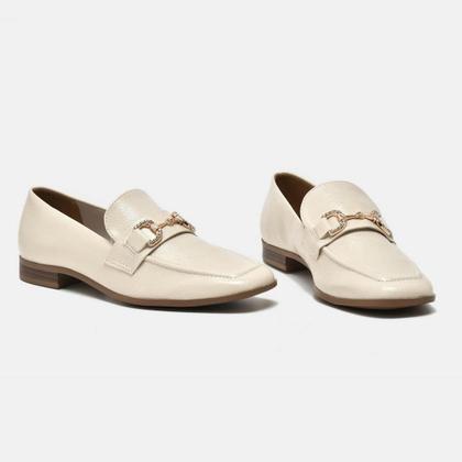 Imagem de Loafer Feminino Via Marte 075-004 Bege