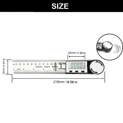 Imagem de Localizador angular NORTOOLS Digital 2 em 1 Calibre 18 cm em aço inoxidável